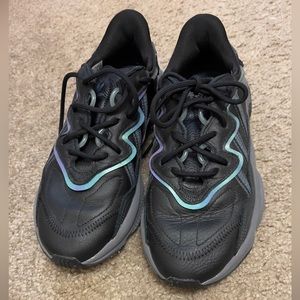 adidas Black & Gray Ozweego Shoes